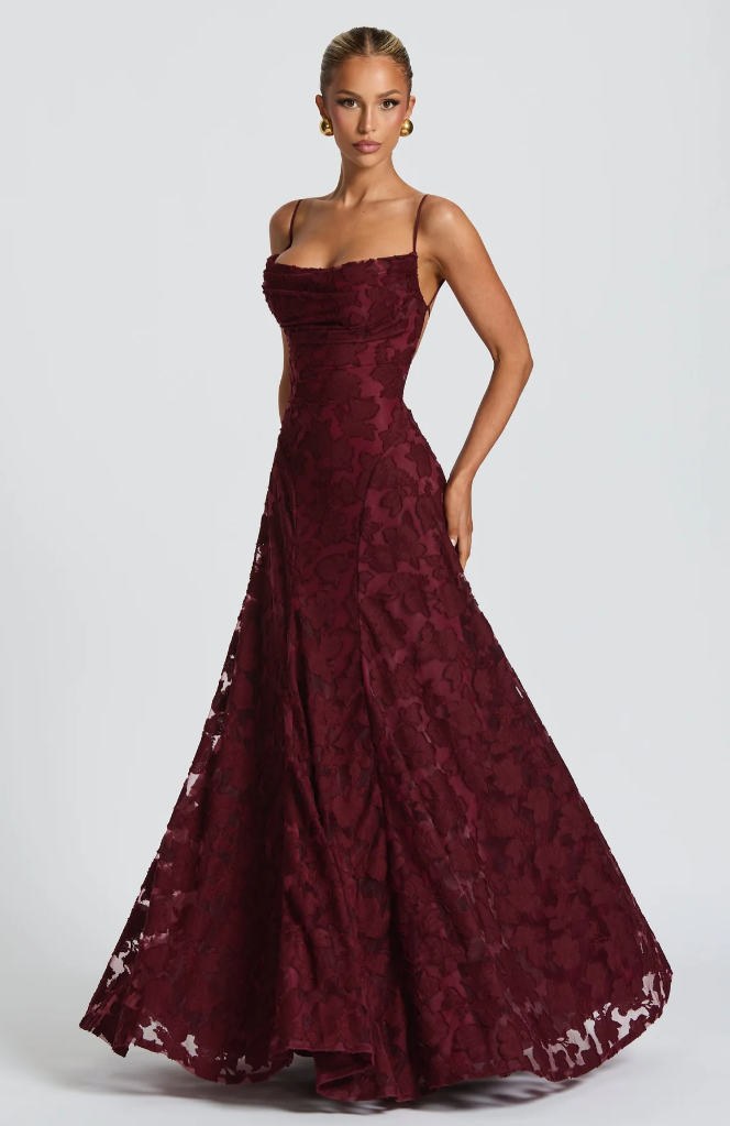 GIORGIA | Vestido Maxi de Encaje Elegante