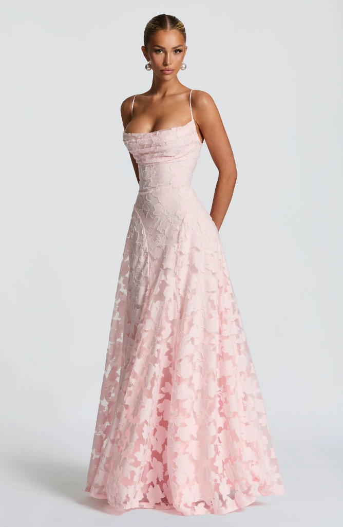 GIORGIA | Vestido Maxi de Encaje Elegante