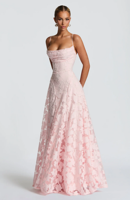 GIORGIA | Vestido Maxi de Encaje Elegante