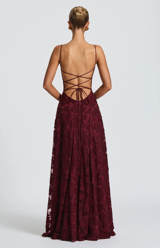 GIORGIA | Vestido Maxi de Encaje Elegante