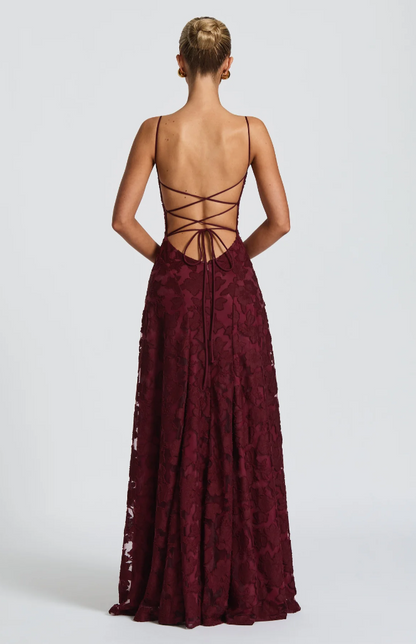 GIORGIA | Vestido Maxi de Encaje Elegante