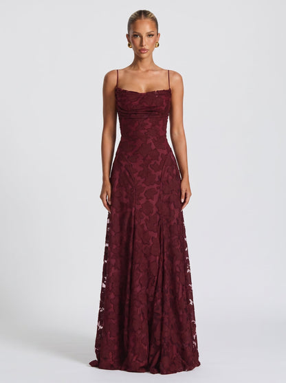GIORGIA | Vestido Maxi de Encaje Elegante