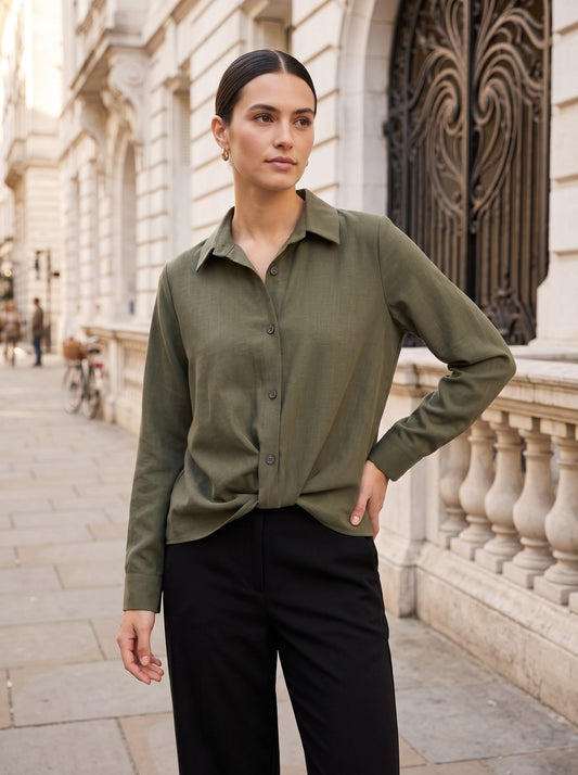 CAMILLE | Blusa Anudada Asimétrica