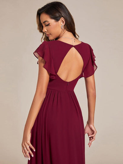 LILYANA™ | Vestido de Dama de Honor en Gasa Elegante