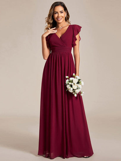 LILYANA™ | Vestido de Dama de Honor en Gasa Elegante