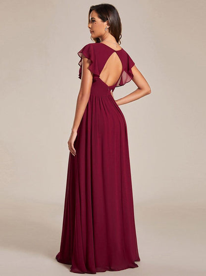 LILYANA™ | Vestido de Dama de Honor en Gasa Elegante