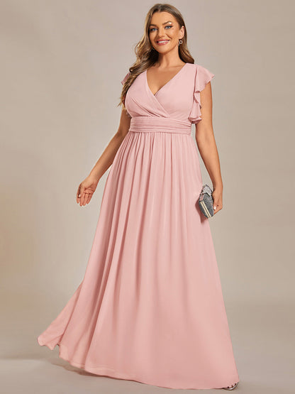 LILYANA™ | Vestido de Dama de Honor en Gasa Elegante