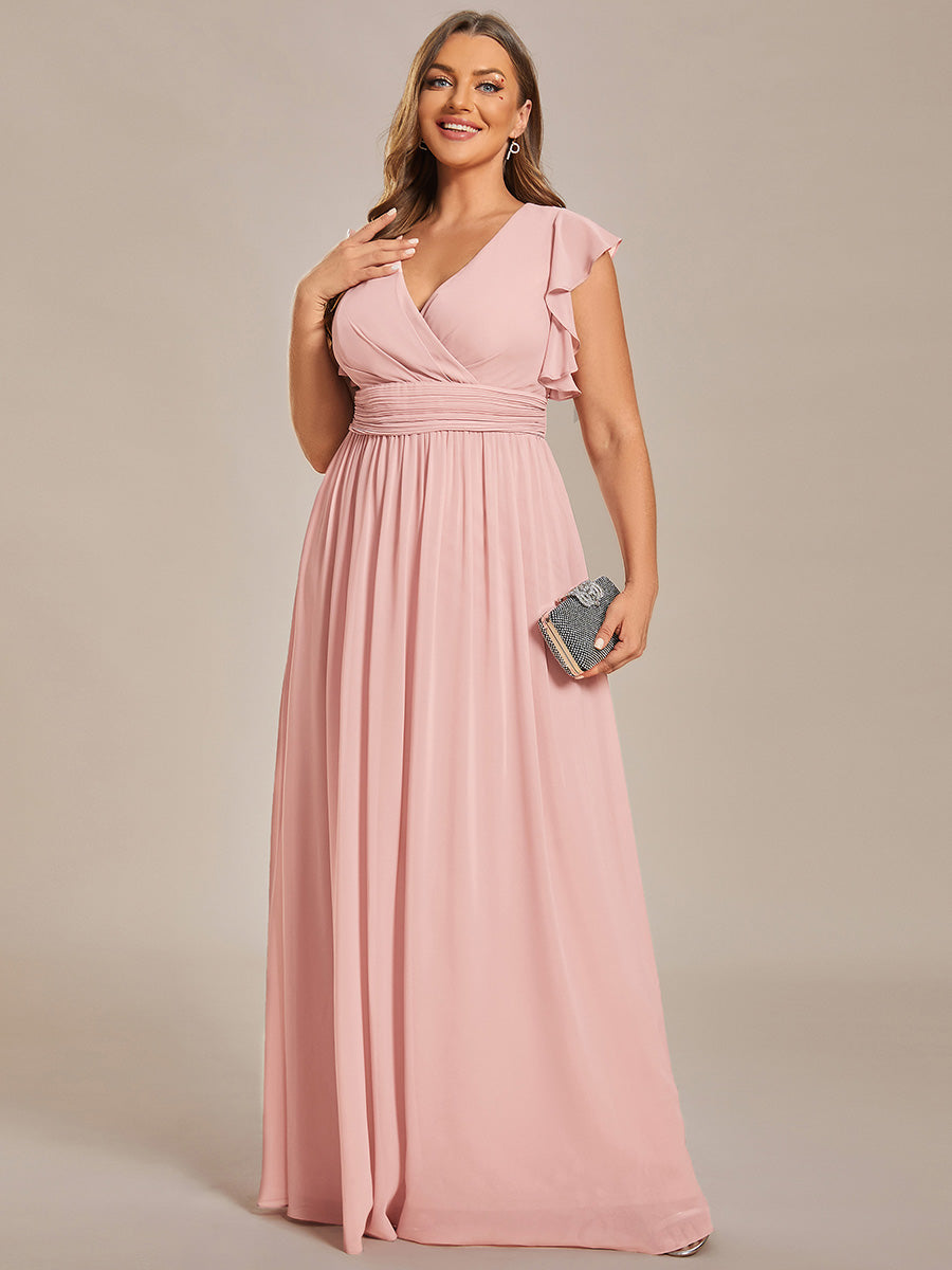 LILYANA™ | Vestido de Dama de Honor en Gasa Elegante