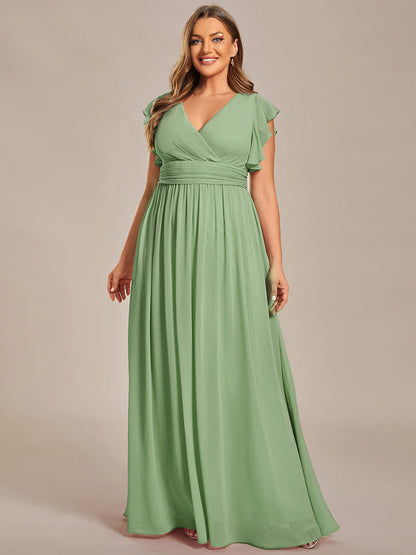 LILYANA™ | Vestido de Dama de Honor en Gasa Elegante