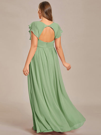 LILYANA™ | Vestido de Dama de Honor en Gasa Elegante