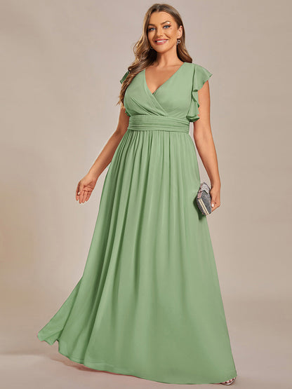 LILYANA™ | Vestido de Dama de Honor en Gasa Elegante