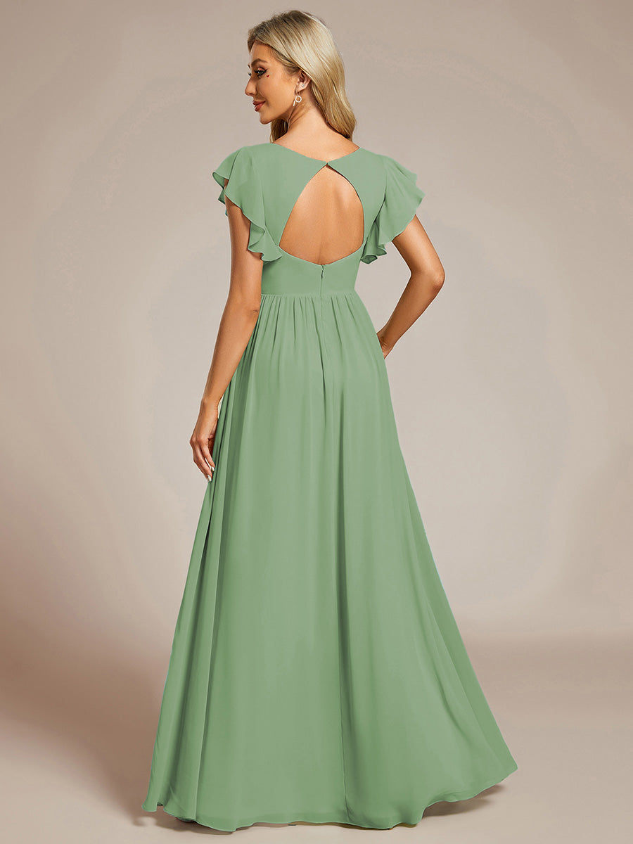 LILYANA™ | Vestido de Dama de Honor en Gasa Elegante