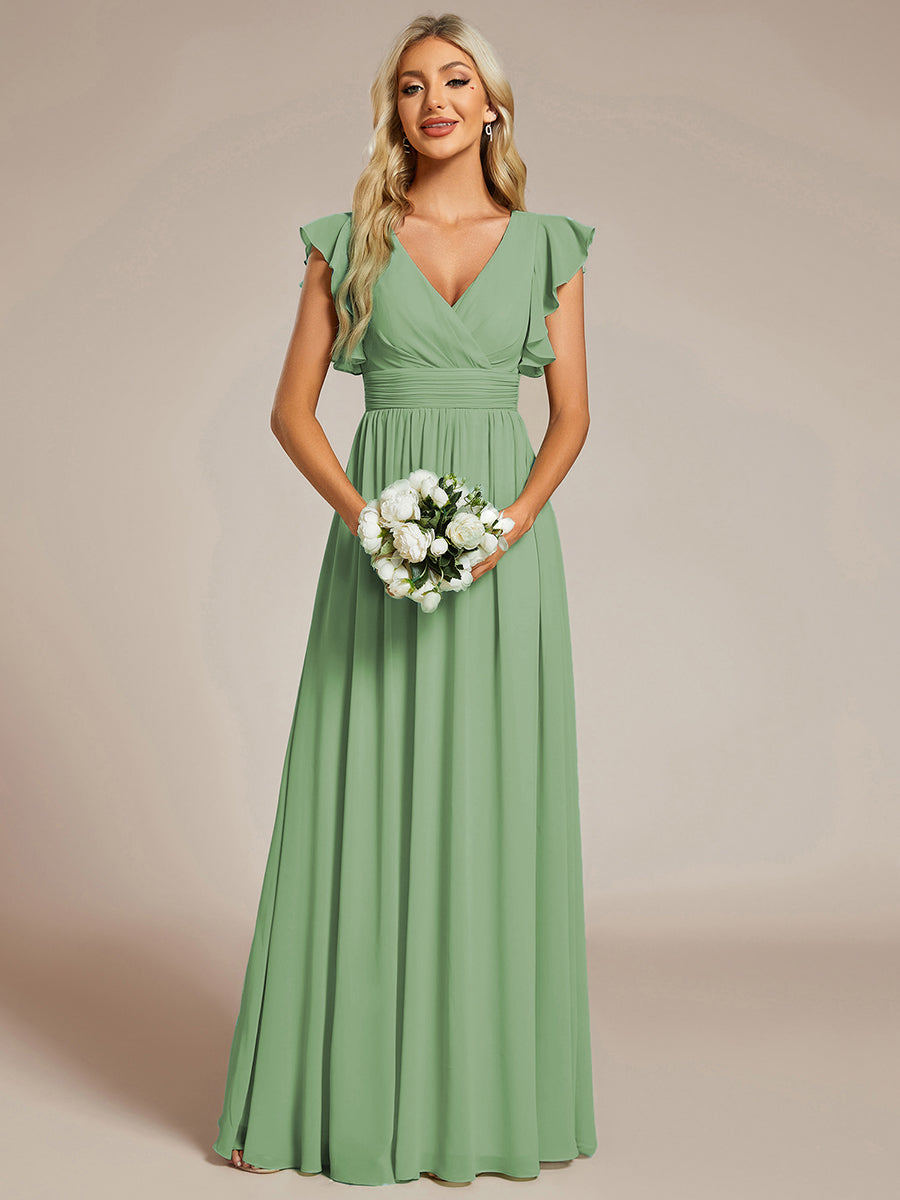 LILYANA™ | Vestido de Dama de Honor en Gasa Elegante