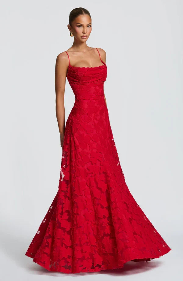 GIORGIA | Vestido Maxi de Encaje Elegante