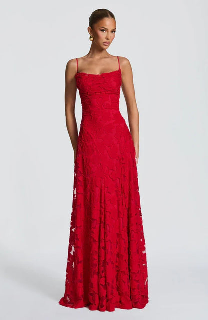 GIORGIA | Vestido Maxi de Encaje Elegante