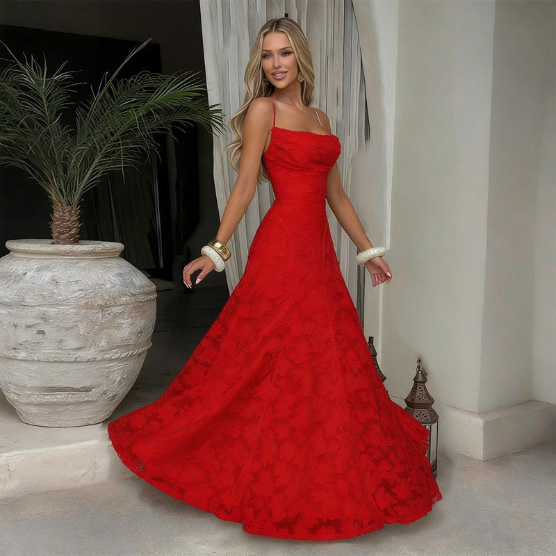 GIORGIA | Vestido Maxi de Encaje Elegante