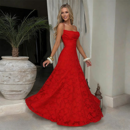 GIORGIA | Vestido Maxi de Encaje Elegante