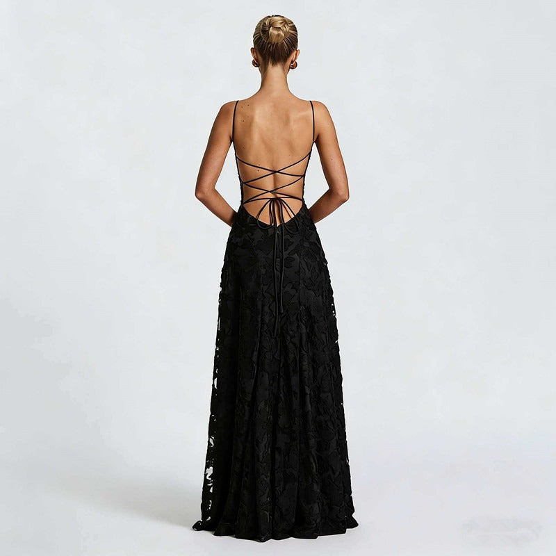 GIORGIA | Vestido Maxi de Encaje Elegante