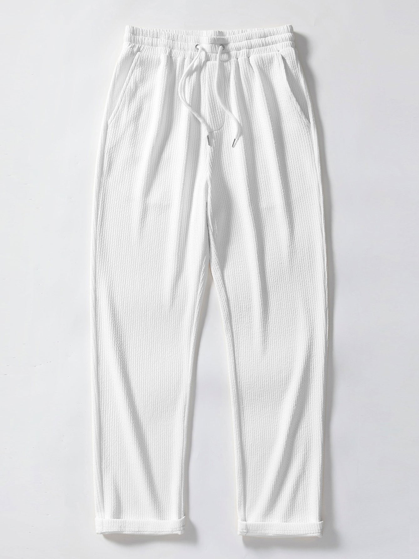 ENZO | Conjunto Polo Jacquard y Pantalón Recto