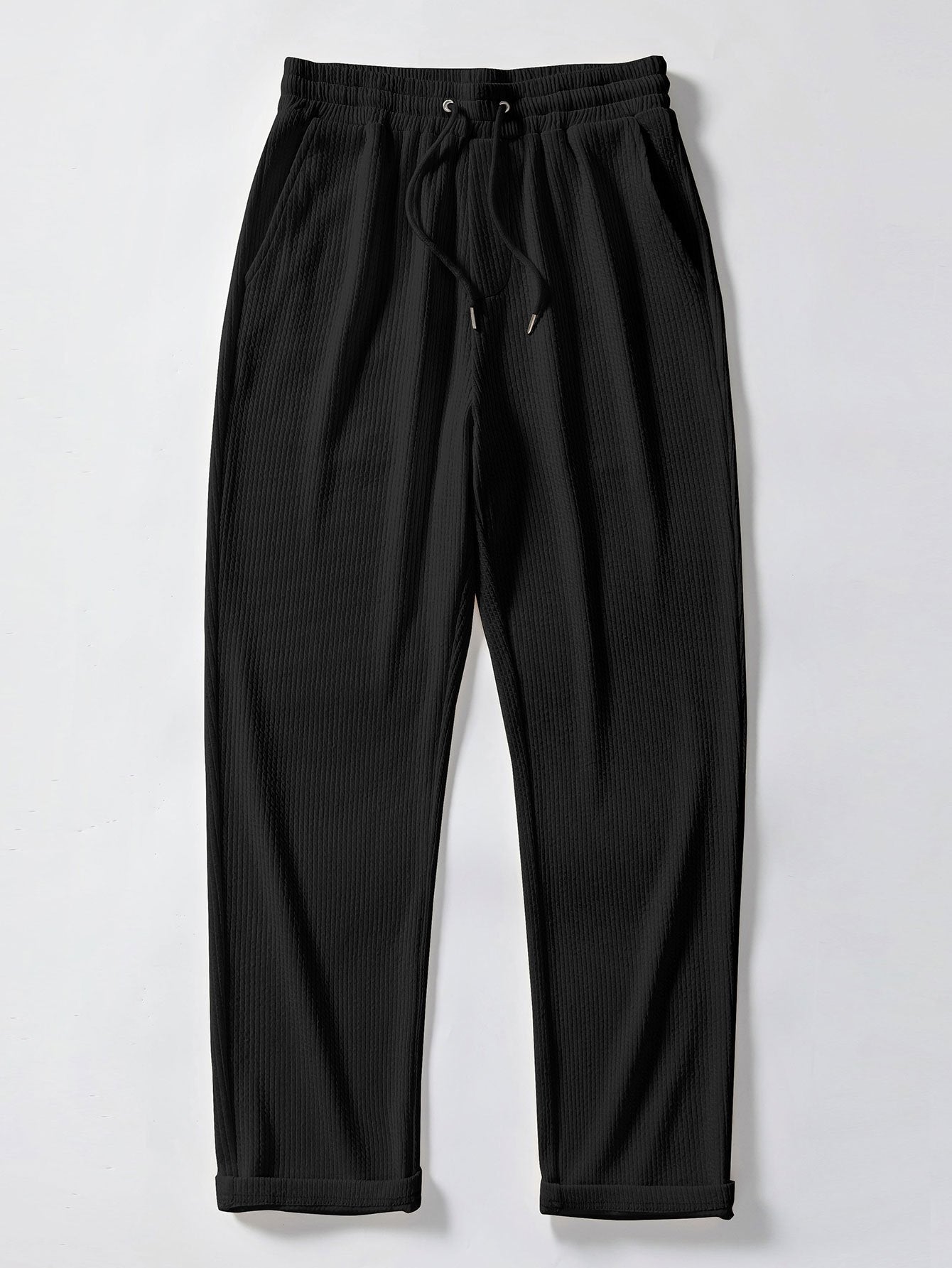 ENZO | Conjunto Polo Jacquard y Pantalón Recto