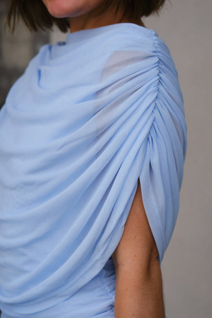 LEONOIR™ | Vestido Drapeado de Elegancia de Malla suave